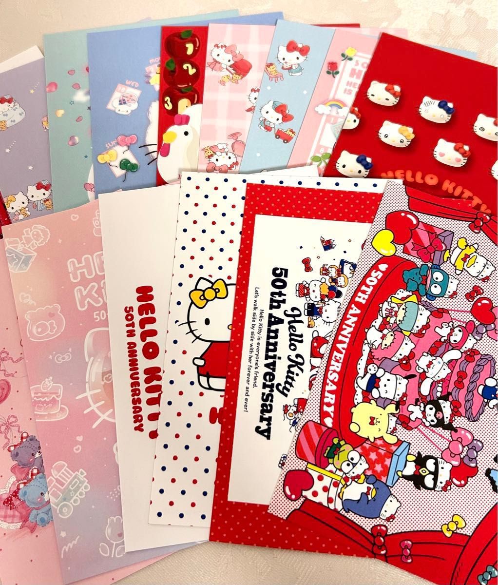 限定品 ハローキティ 50周年 アニバーサリーマーケット ポスト 限定品 ハローキティ 50周年 アニバーサリーマーケット ポスト