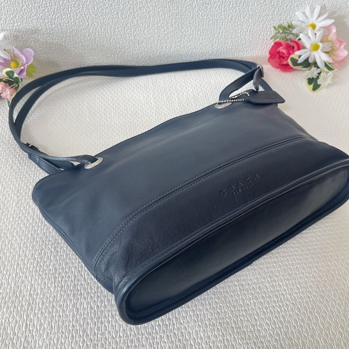 極美品】OLD COACH オールドコーチ トートバッグ ワンショルダー 極美品】OLD COACH オールドコーチ トートバッグ ワンショルダー