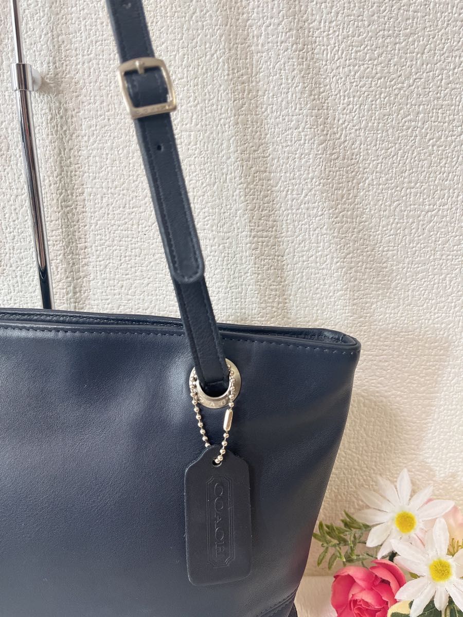 極美品】OLD COACH オールドコーチ トートバッグ ワンショルダー 極美品】OLD COACH オールドコーチ トートバッグ ワンショルダー