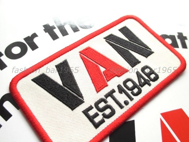 希少☆VAN JAC ヴァンヂャケット☆ロゴ刺繍 ワッペン☆アイロン 希少☆VAN JAC ヴァンヂャケット☆ロゴ刺繍 ワッペン☆アイロン