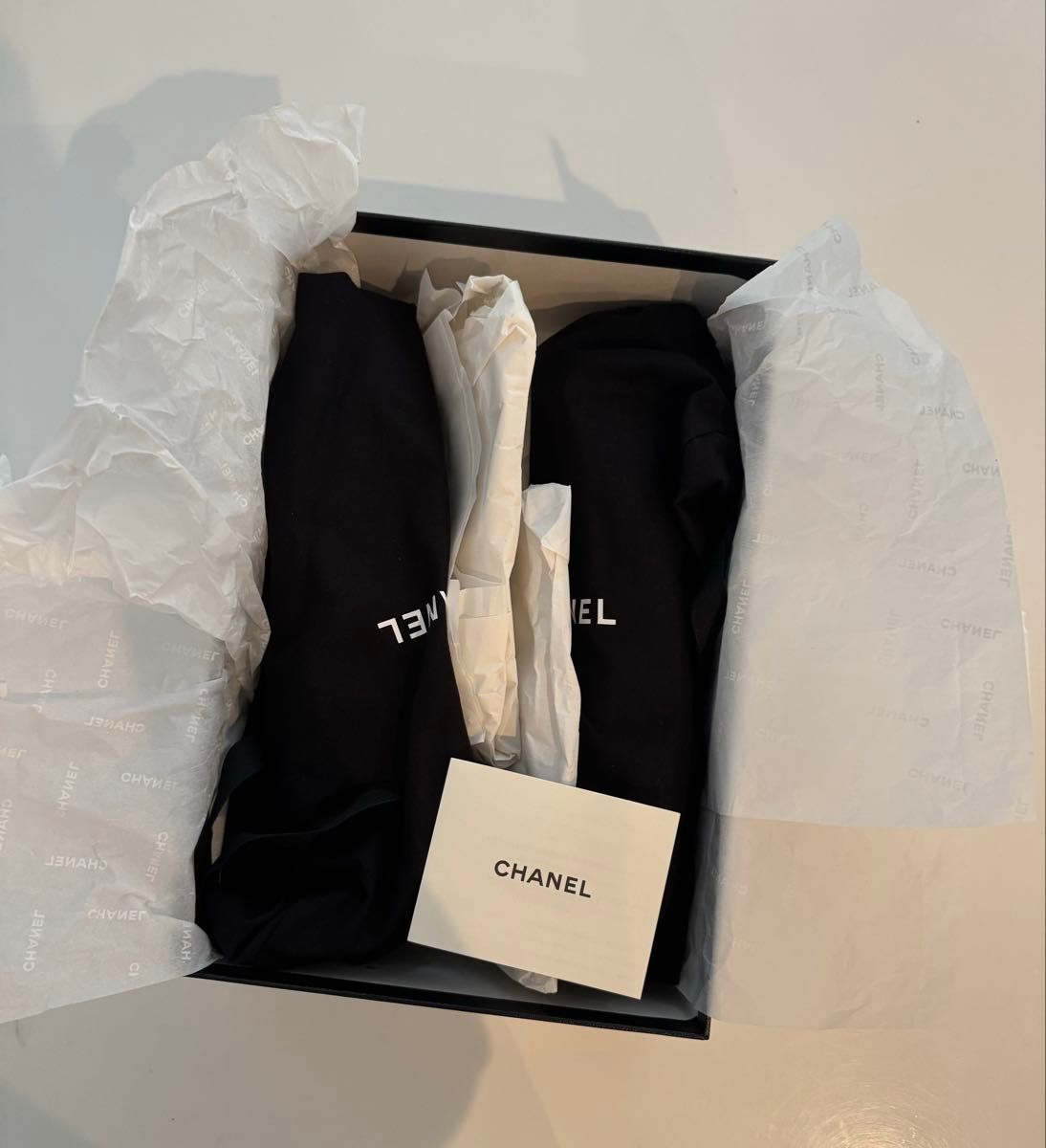 新品】2way CHANEL バレリーナ 黒 シルバー スパンコール 37 5 新品】2way CHANEL バレリーナ 黒 シルバー スパンコール 37 5