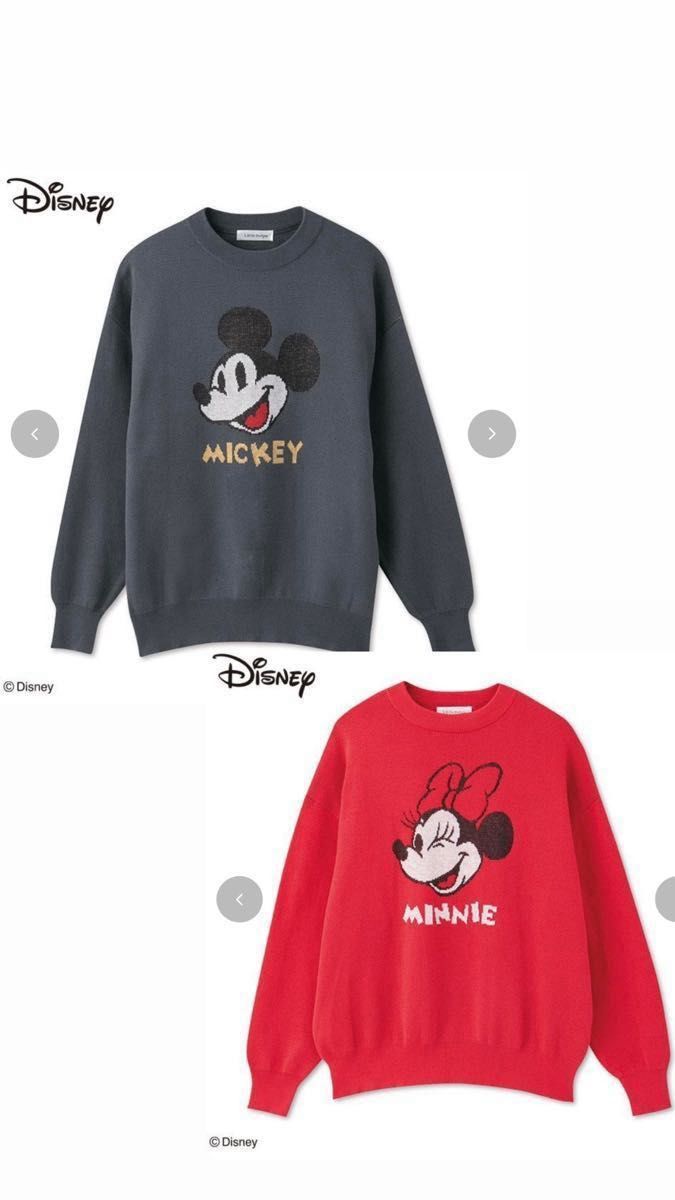 週末限定値下げディズニー ミッキー&ミニー ニットセーター 2枚 週末限定値下げディズニー ミッキー&ミニー ニットセーター 2枚