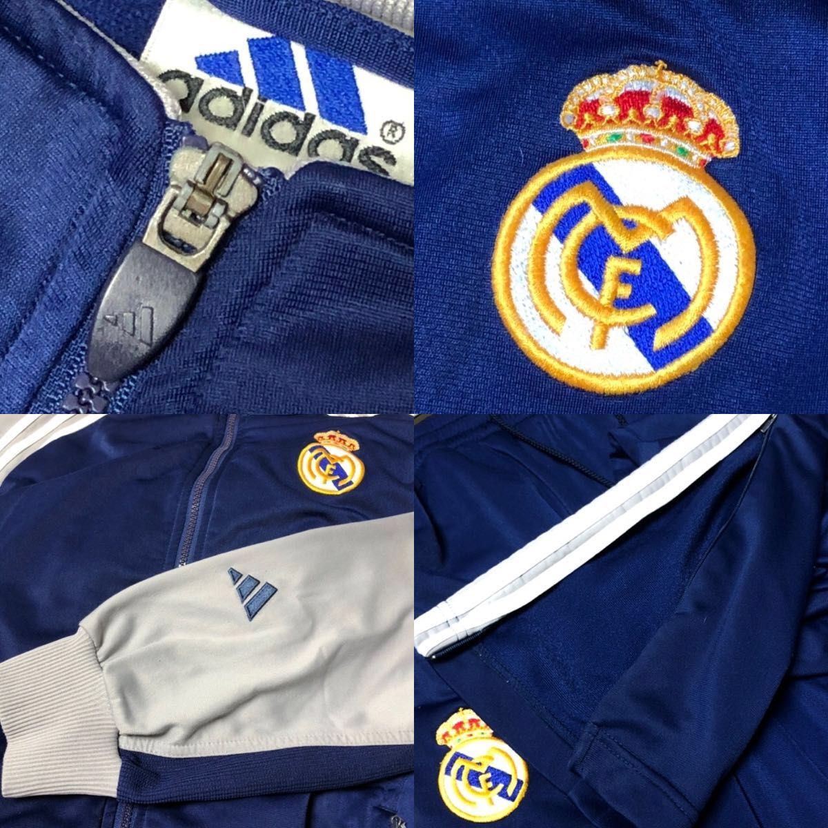 レア】adidas REAL MADRID 99/00 ジャージ セットアップ 上下 レア】adidas REAL MADRID 99/00 ジャージ セットアップ 上下