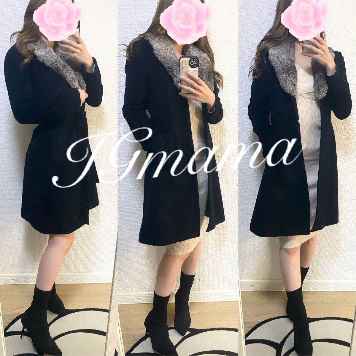 グリーンレーベルリラクシング ロングコート アンゴラ ウール グリーンレーベルリラクシング ロングコート アンゴラ ウール