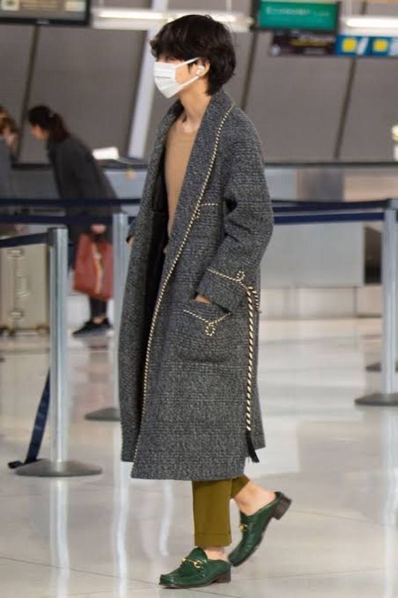 登坂広臣 テテ着用 19AW Celine バスローブコート 44 チェスター 登坂広臣 テテ着用 19AW Celine バスローブコート 44 チェスター