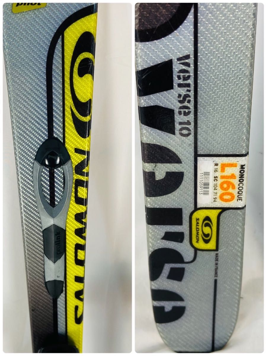 良品】SALOMON サロモン S710 VERSE10 160cm スキー板|Yahoo 良品】SALOMON サロモン S710 VERSE10 160cm スキー板|Yahoo