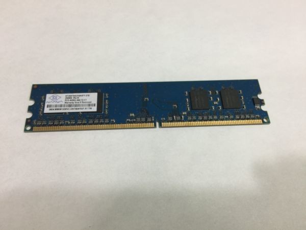 1.パソコン部品　メモリ　256MB PC2-4200U BO311C_画像1