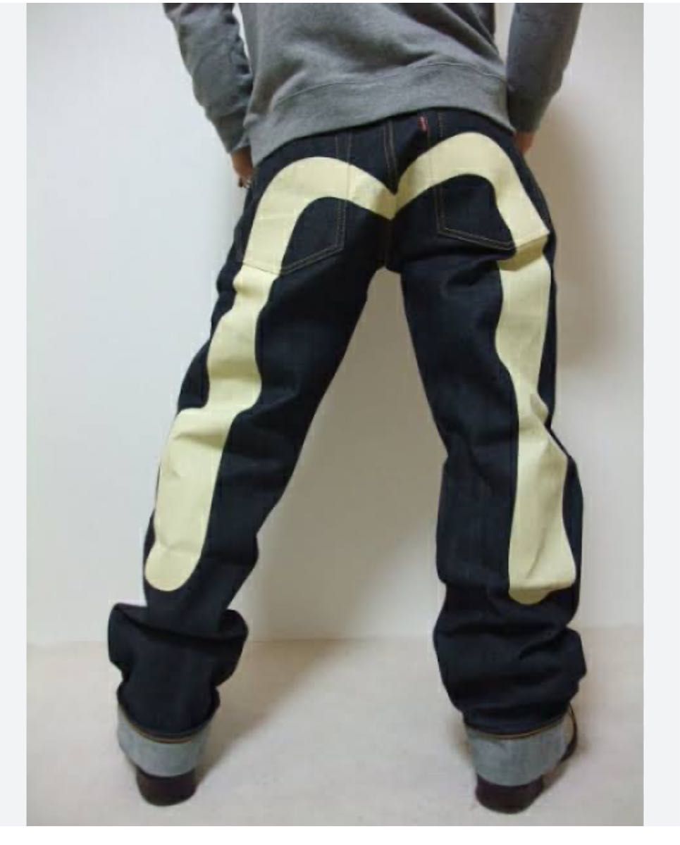 EVISU エヴィス 大黒 デニム ジーンズ ビックカモメ 白カモメ2 EVISU エヴィス 大黒 デニム ジーンズ ビックカモメ 白カモメ2