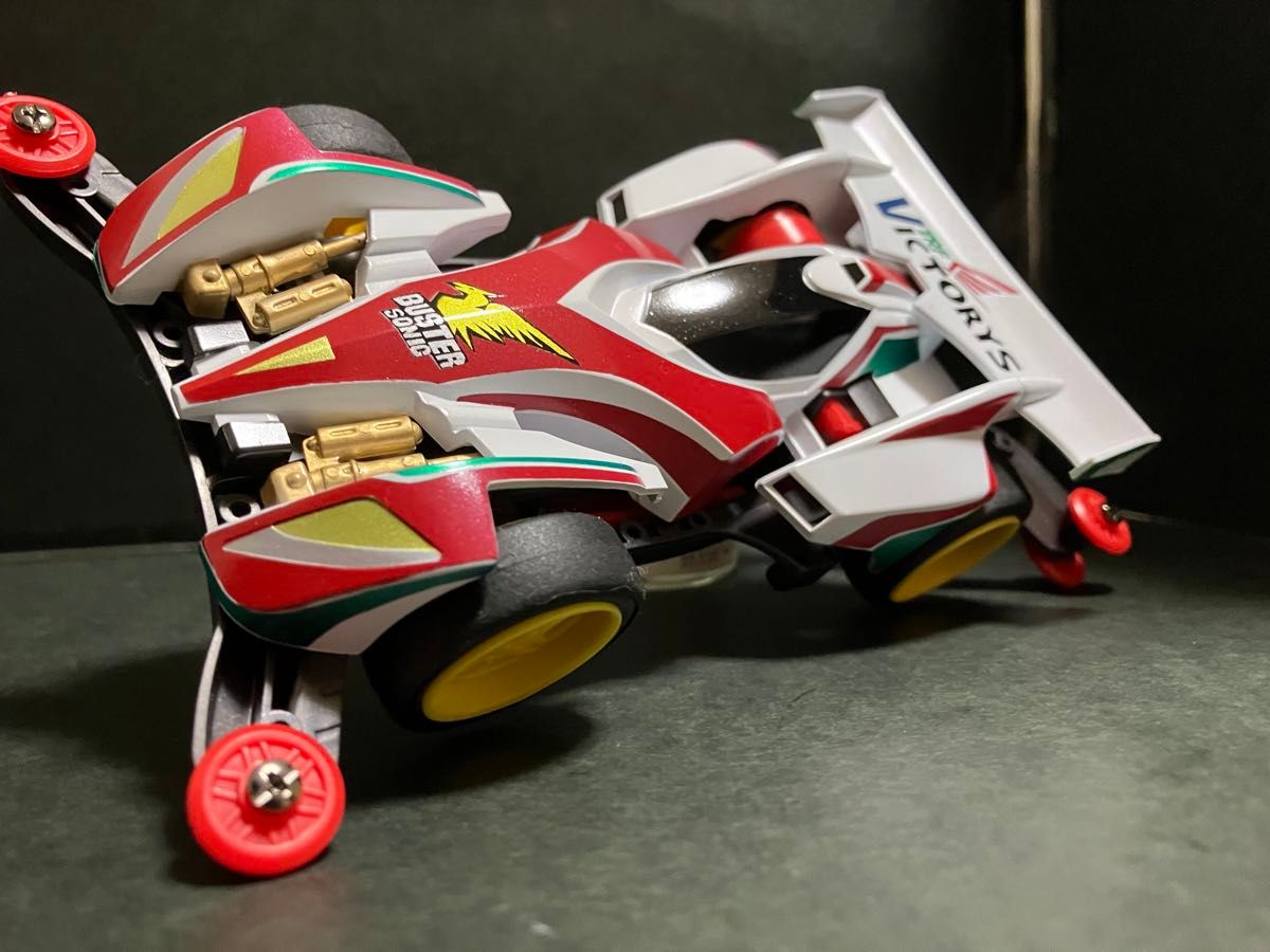 ミニ四駆 バスターソニックメタリック風全塗装製作品 TRF仕様 ミニ四駆 バスターソニックメタリック風全塗装製作品 TRF仕様