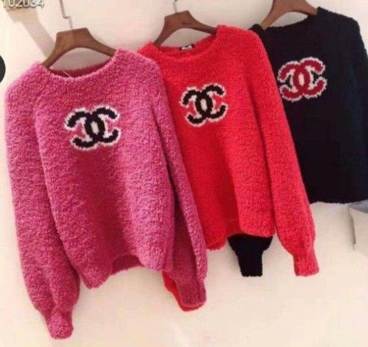 CHANEL セーター 一番人気のピンク モコモコ手触り 長袖 ニット CHANEL セーター 一番人気のピンク モコモコ手触り 長袖 ニット
