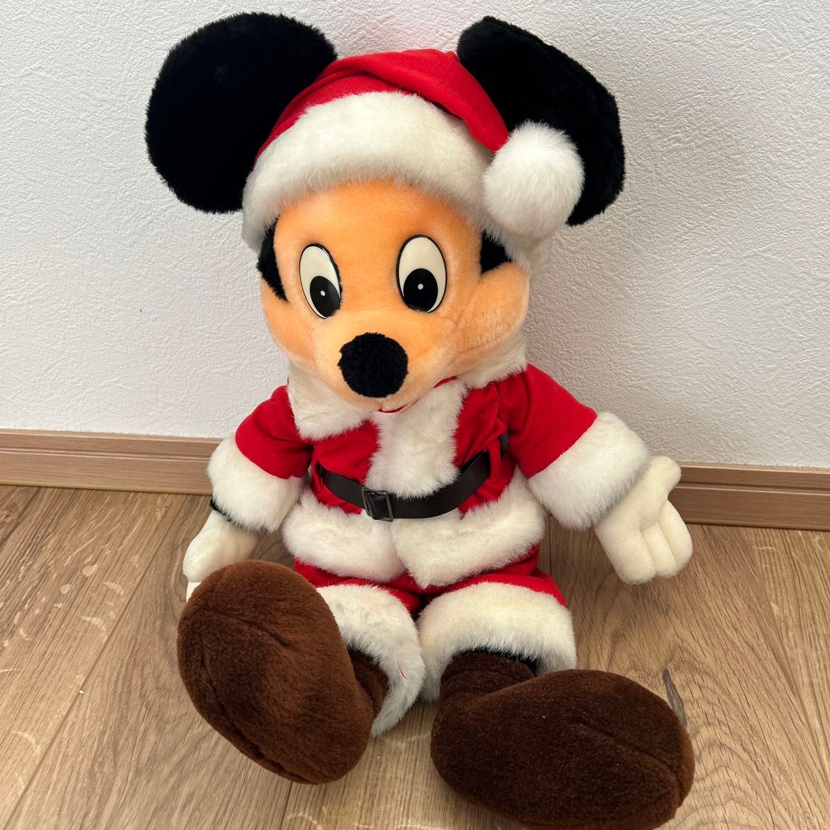 ミッキーマウス ミッキー クリスマス サンタ ぬいぐるみ レトロ ミッキーマウス ミッキー クリスマス サンタ ぬいぐるみ レトロ