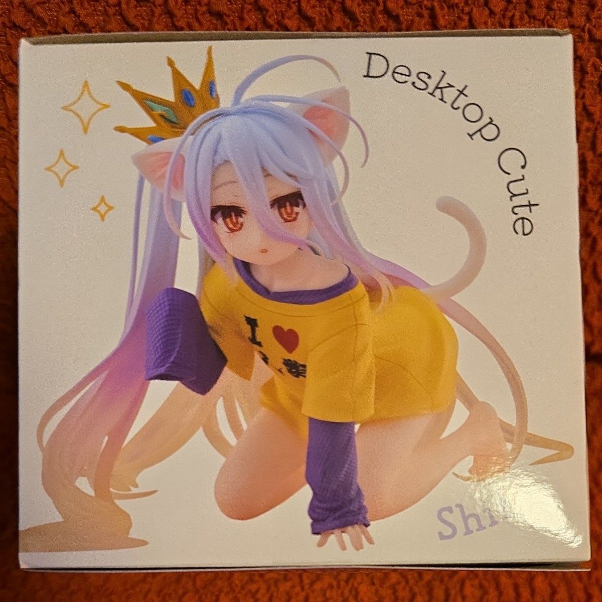 ノーゲーム・ノーライフ Desktop Cute フィギュア 白 猫耳T ノーゲーム・ノーライフ Desktop Cute フィギュア 白 猫耳T