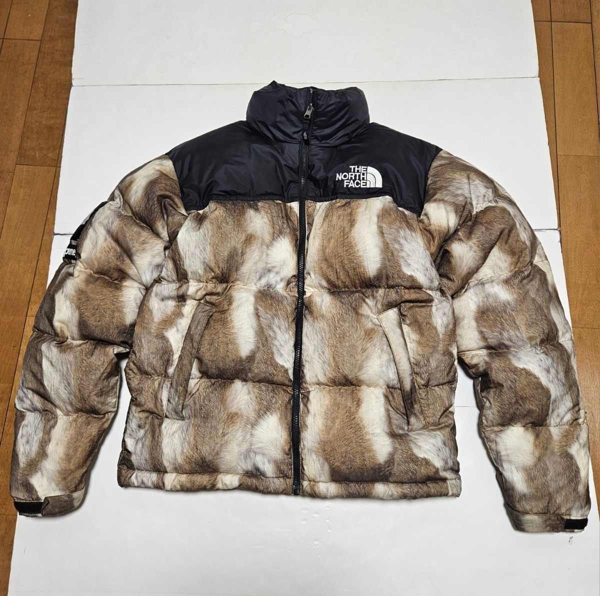 Supreme The North Face Fur Print Nuptse Jacket Brown Sサイズ Supreme The North Face Fur Print Nuptse Jacket Brown Sサイズ
