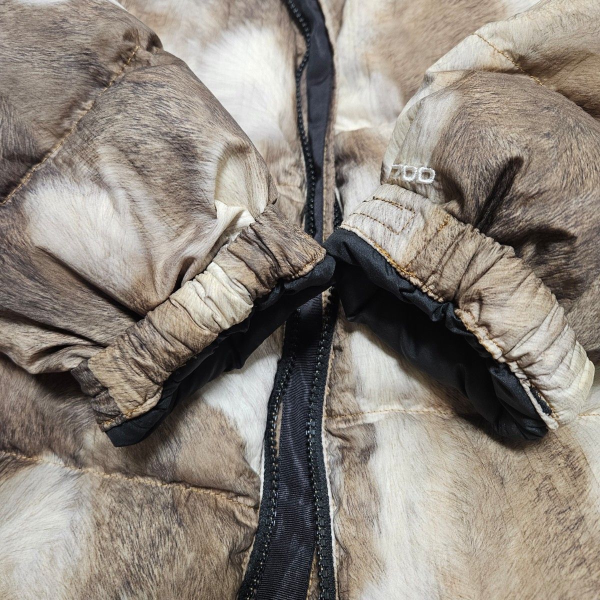 Supreme The North Face Fur Print Nuptse Jacket Brown Sサイズ Supreme The North Face Fur Print Nuptse Jacket Brown Sサイズ