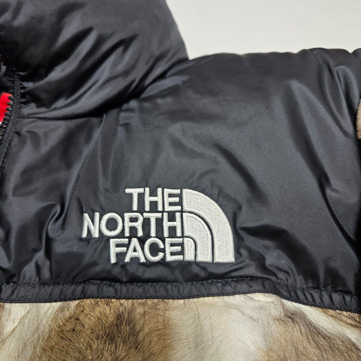 Supreme The North Face Fur Print Nuptse Jacket Brown Sサイズ Supreme The North Face Fur Print Nuptse Jacket Brown Sサイズ