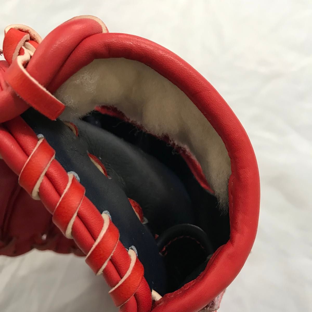 NIKE ナイキ ジュニア 幼児向け オーダーグローブ レッド 美品 NIKE ナイキ ジュニア 幼児向け オーダーグローブ レッド 美品