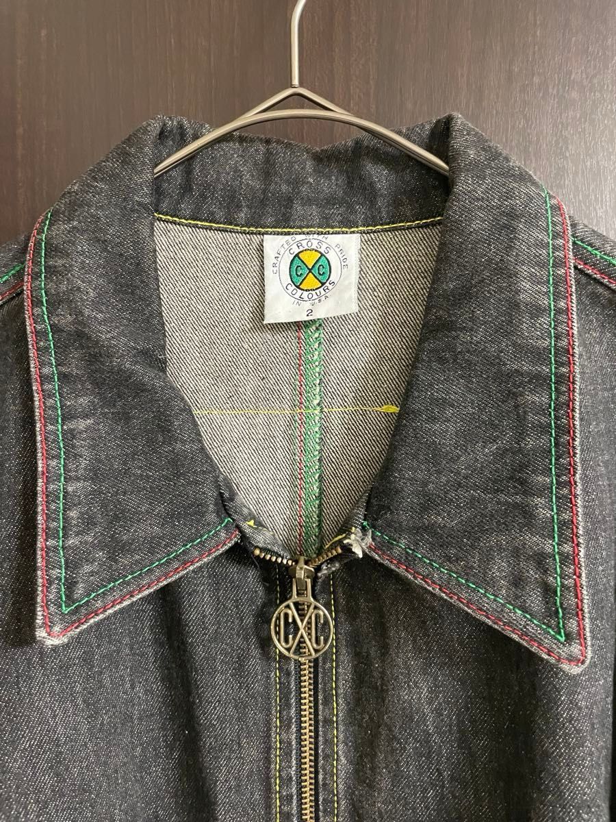 レア 90's USA製 CROSS COLOURS クロスカラーズ デニム レア 90's USA製 CROSS COLOURS クロスカラーズ デニム