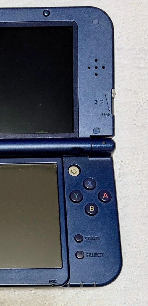 充電器付】Newニンテンドー3DS LL メタリックブルー 本体 - メルカリ