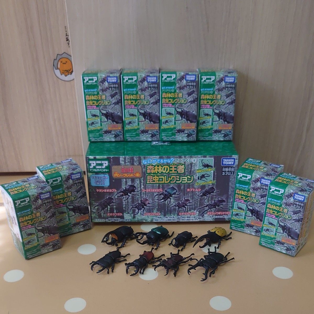 中古タカラトミー アニアくじ4森林の王者昆虫コレクション BOX全 中古タカラトミー アニアくじ4森林の王者昆虫コレクション BOX全