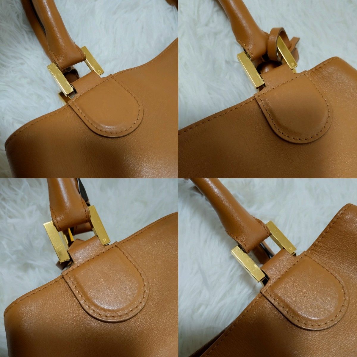美品】DELVAUX デルヴォー キャメル トートバッグ 保存袋付き D 美品】DELVAUX デルヴォー キャメル トートバッグ 保存袋付き D