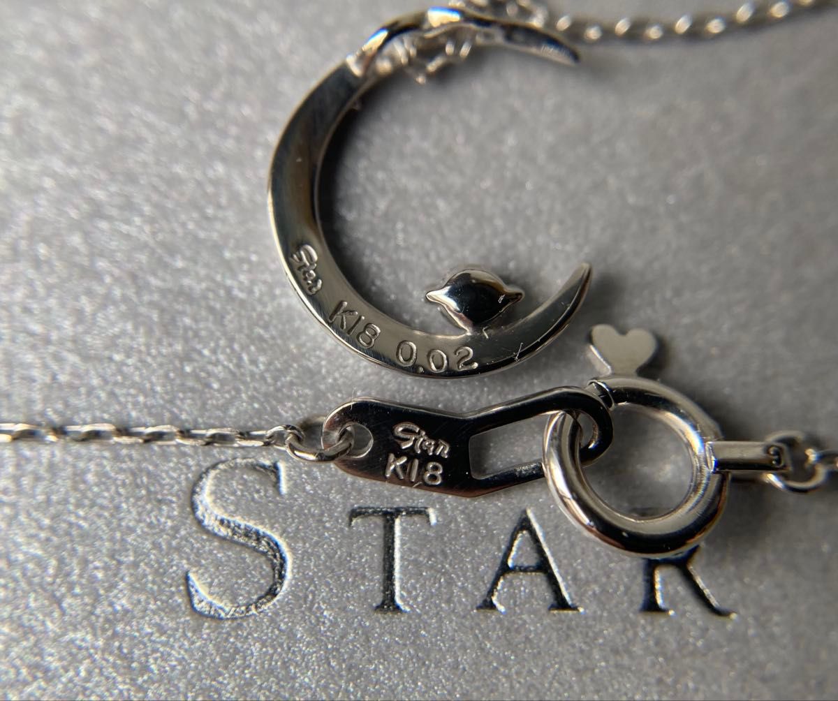 STAR JEWELRY スタージュエリー 1P ダイヤモンド 三日月 ムーン STAR JEWELRY スタージュエリー 1P ダイヤモンド 三日月 ムーン