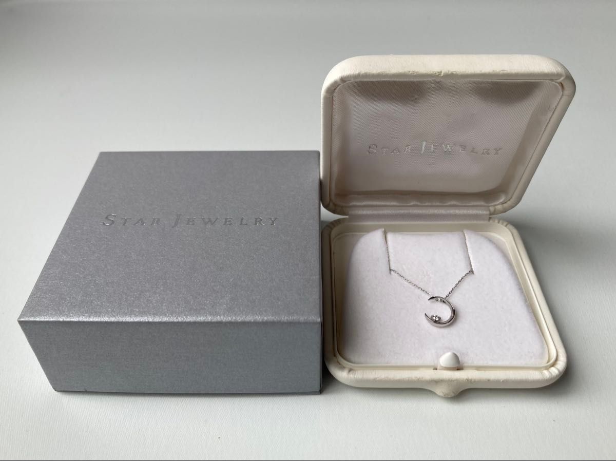 STAR JEWELRY スタージュエリー 1P ダイヤモンド 三日月 ムーン STAR JEWELRY スタージュエリー 1P ダイヤモンド 三日月 ムーン