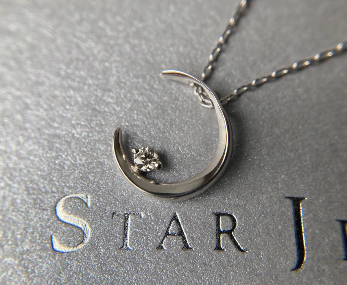 STAR JEWELRY スタージュエリー 1P ダイヤモンド 三日月 ムーン STAR JEWELRY スタージュエリー 1P ダイヤモンド 三日月 ムーン