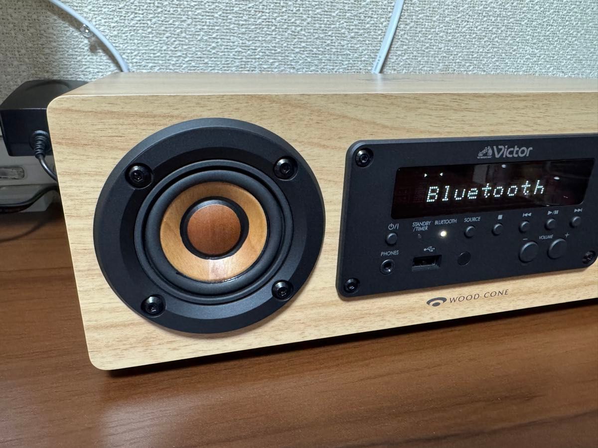 Victor WOOD CONE EX-DM10 スピーカー コンポ ビクター Victor WOOD CONE EX-DM10 スピーカー コンポ ビクター