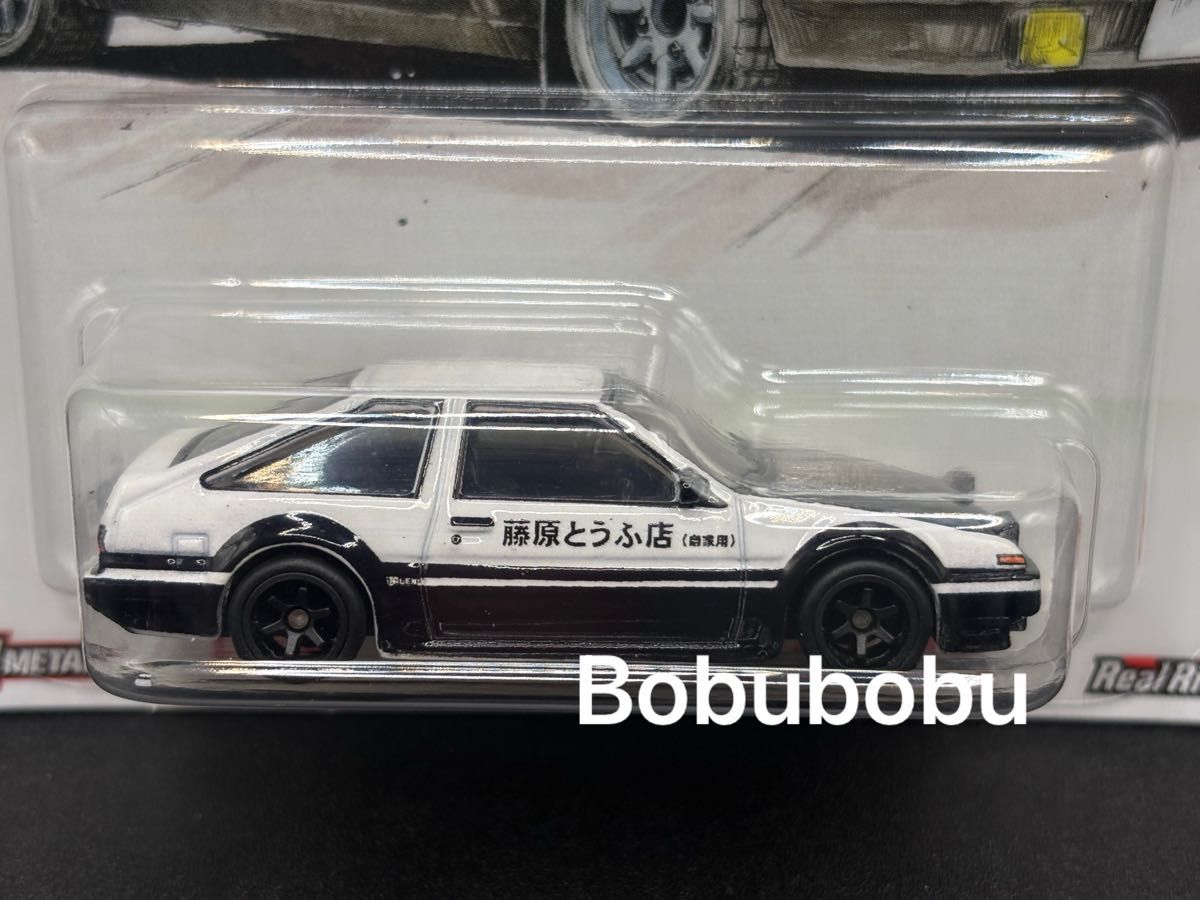 ホットウィール イニシャルD 顔文字D トヨタ AE86 スプリンター ホットウィール イニシャルD 顔文字D トヨタ AE86 スプリンター