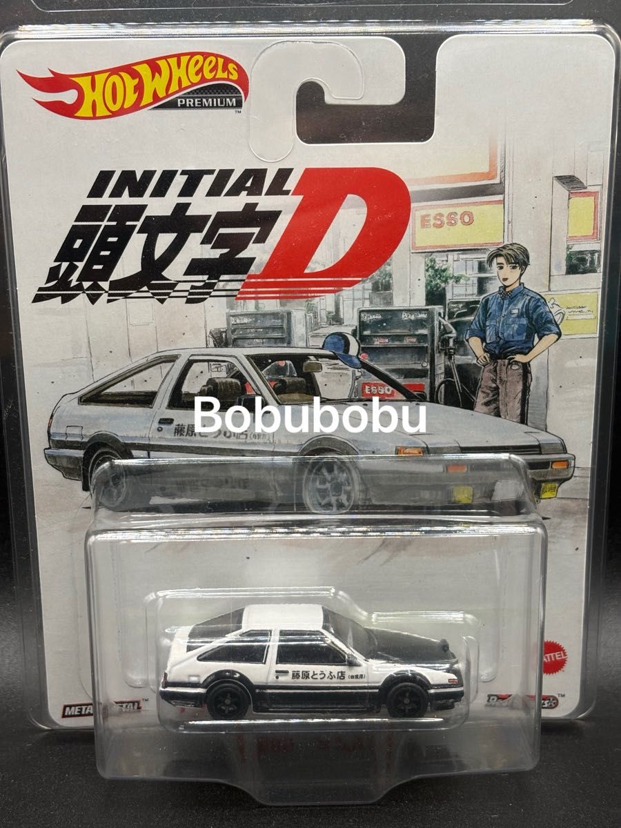 ホットウィール イニシャルD 顔文字D トヨタ AE86 スプリンター ホットウィール イニシャルD 顔文字D トヨタ AE86 スプリンター