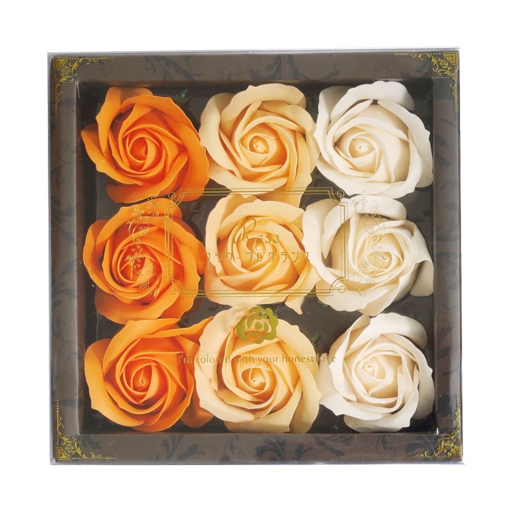 ヤフオク バラ 花の形の入浴剤 オレンジ 母の日 薔