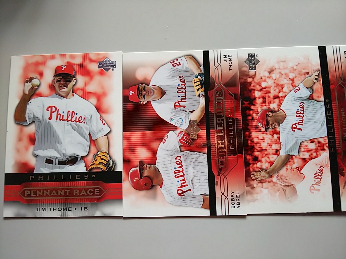 2006 Upperdeck Jim Thome パラレル3枚セット_画像1