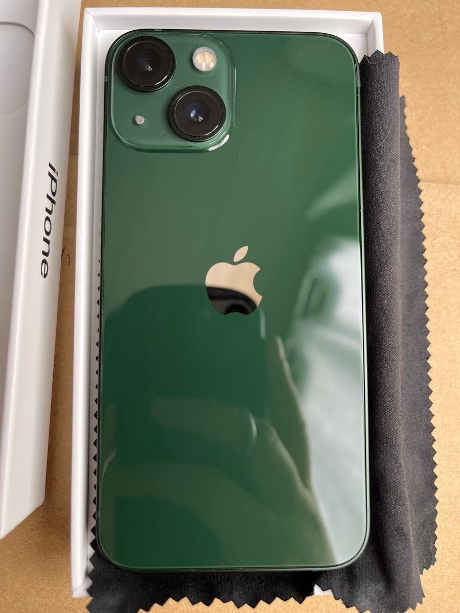 iphone 13 mini グリーン 256GB 国内版SIMフリー 美品 iphone 13 mini グリーン 256GB 国内版SIMフリー 美品