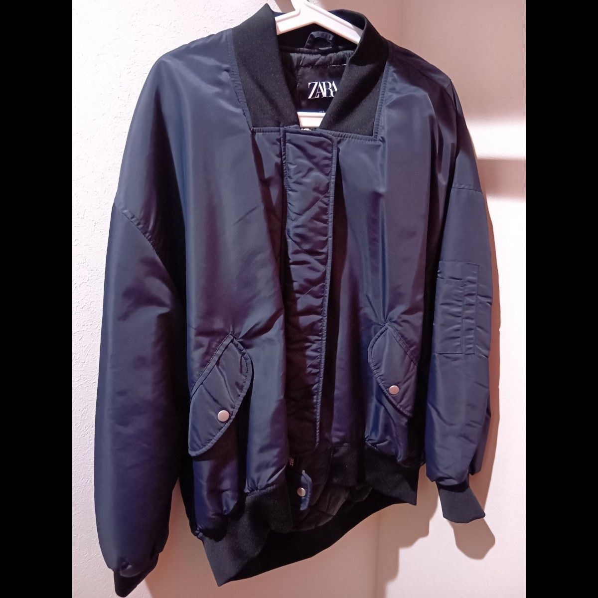 ザラ zara ウォーターレペレント ボンバージャケット ma1 ザラ zara ウォーターレペレント ボンバージャケット ma1