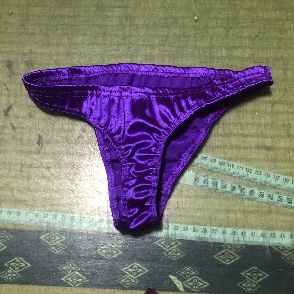  мужской T-back фиолетовый цвет M размер пляжный волейбол нижний T-back спорт нижний T-back ширина эластичный толстый one ue- ткань 