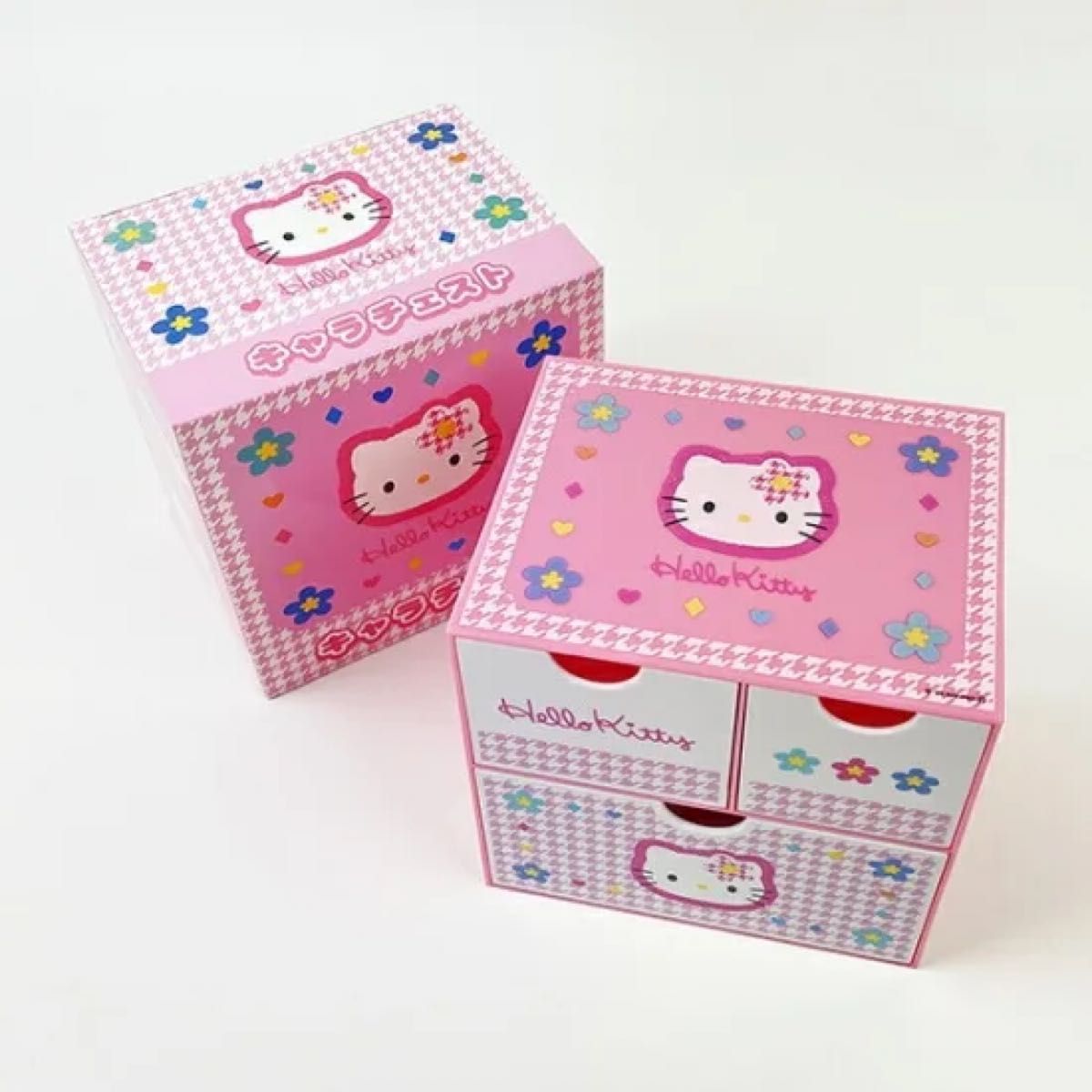 サンリオ ハローキティ カオハナ 小物入れ 収納 引き出し キャラ サンリオ ハローキティ カオハナ 小物入れ 収納 引き出し キャラ