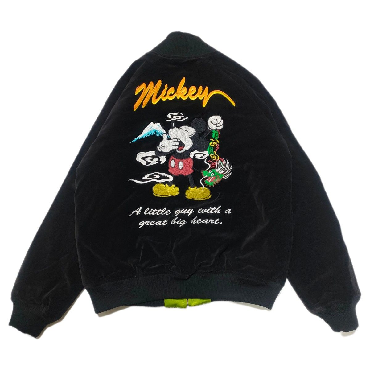 ディズニー/ミッキー スカジャン/Size S/ヴィンテージ/匿名配送 ディズニー/ミッキー スカジャン/Size S/ヴィンテージ/匿名配送