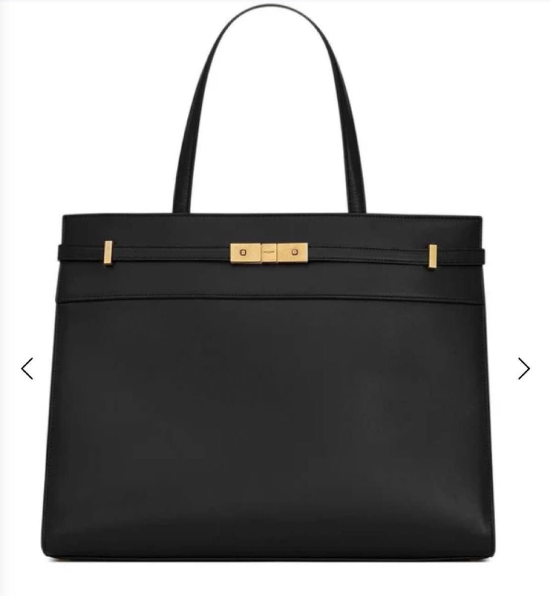 希少 SAINT LAURENT マンハッタン ラージ ブラック トートバッグ 希少 SAINT LAURENT マンハッタン ラージ ブラック トートバッグ