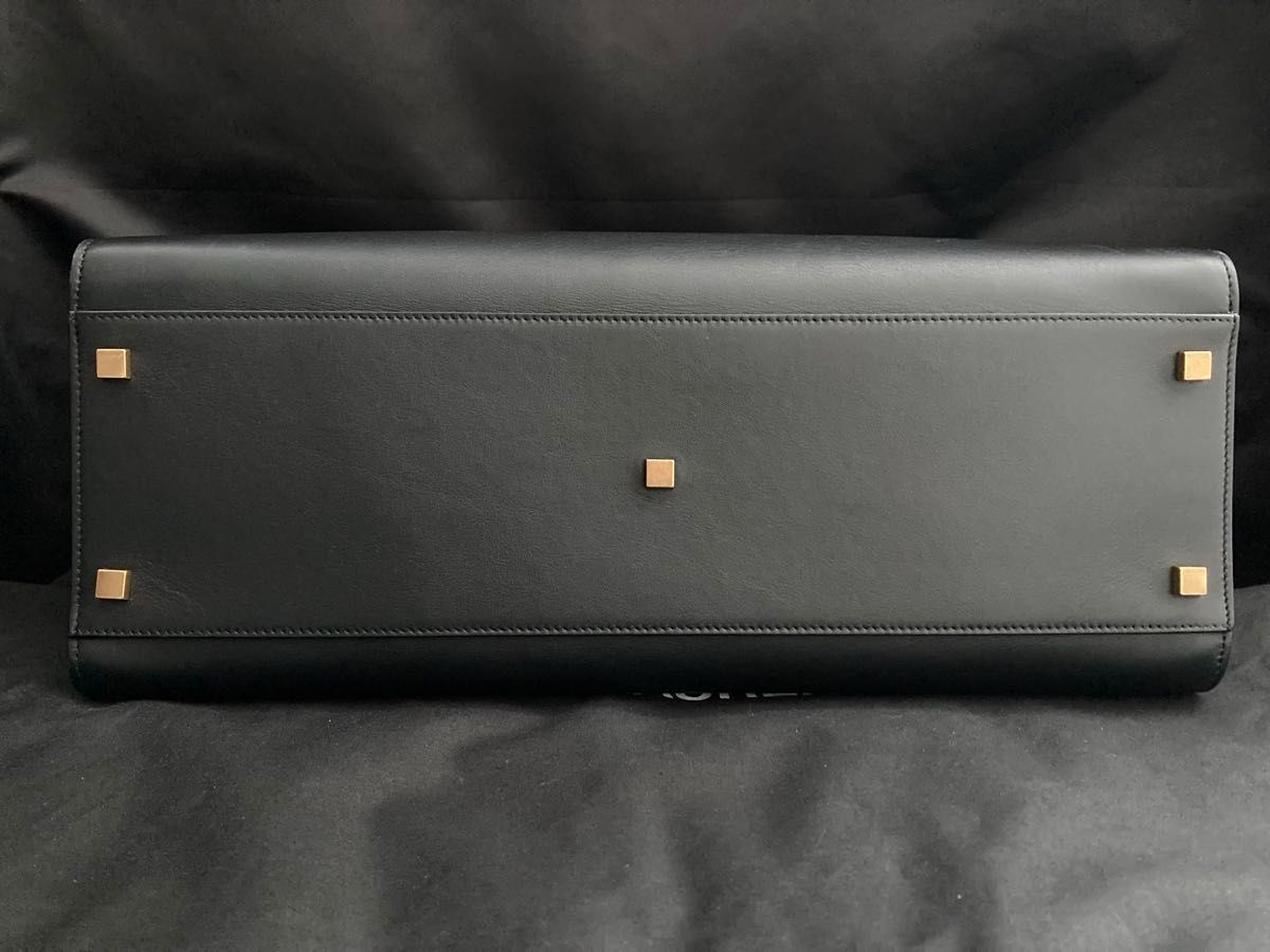 希少 SAINT LAURENT マンハッタン ラージ ブラック トートバッグ 希少 SAINT LAURENT マンハッタン ラージ ブラック トートバッグ