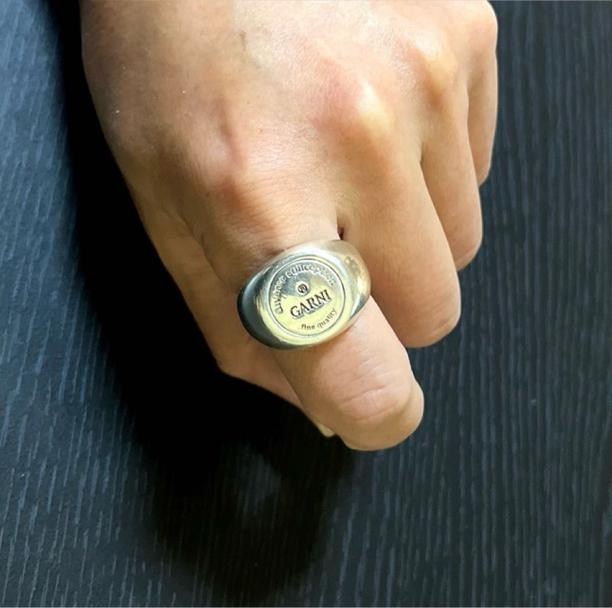 GARNIガルニ シグネットSILVER リング 約25号位|Yahoo!フリマ GARNIガルニ シグネットSILVER リング 約25号位|Yahoo!フリマ