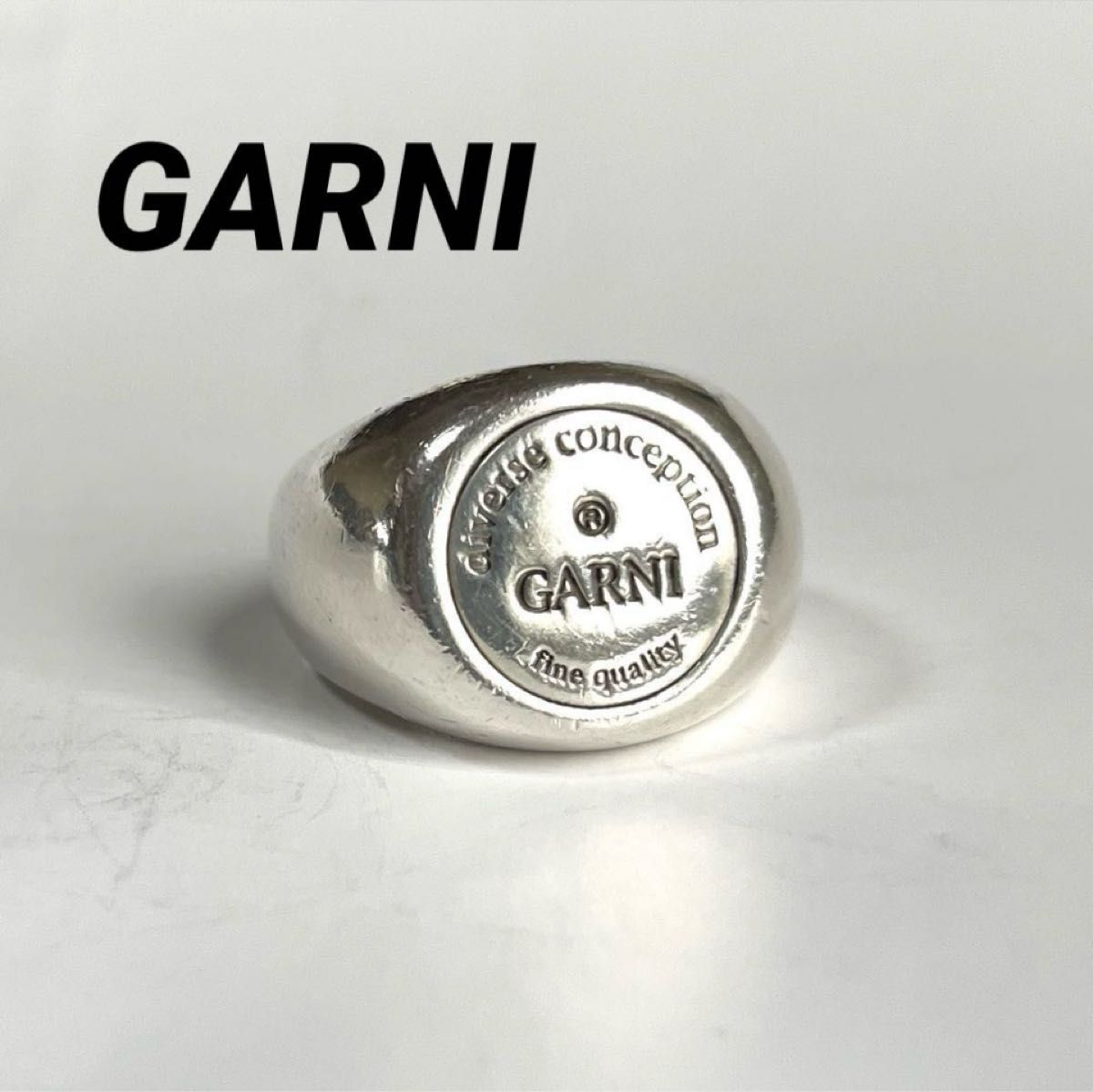 GARNIガルニ シグネットSILVER リング 約25号位|Yahoo!フリマ GARNIガルニ シグネットSILVER リング 約25号位|Yahoo!フリマ