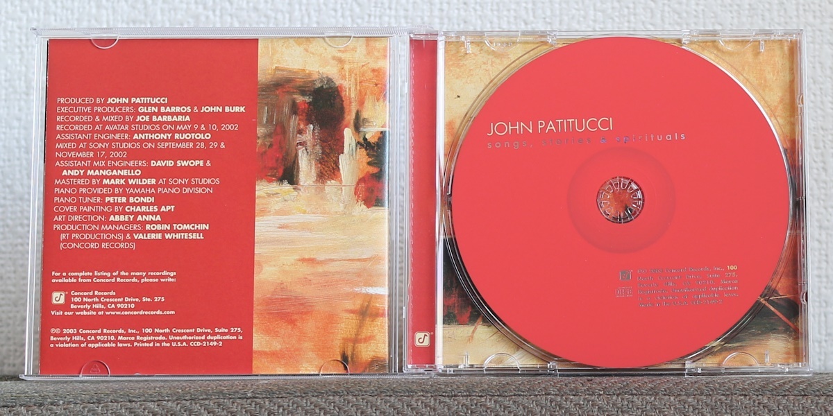 品薄/CD/JAZZ/ジョン パティトゥッチ/ブライアン ブレイド/ルシアーナ ソウザ/ルシアナ スーザ/John Patitucci/Brian Blade/Luciana Souza_画像3