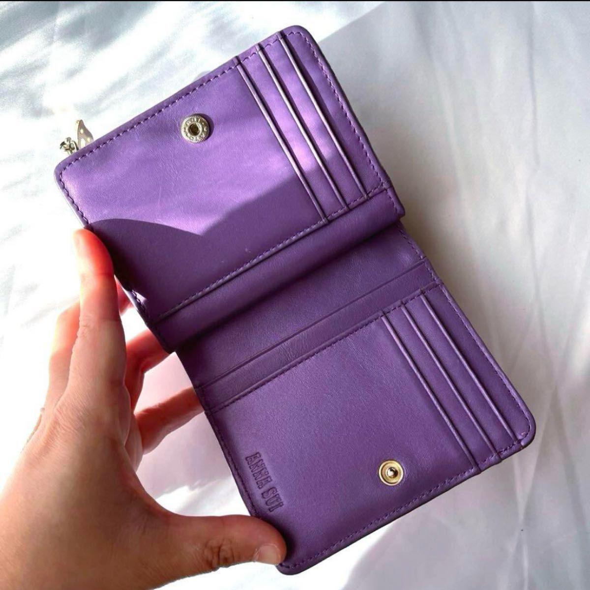 ANNA SUI アナスイ マジカルローズ 二つ折り財布 ミニウォレット ANNA SUI アナスイ マジカルローズ 二つ折り財布 ミニウォレット