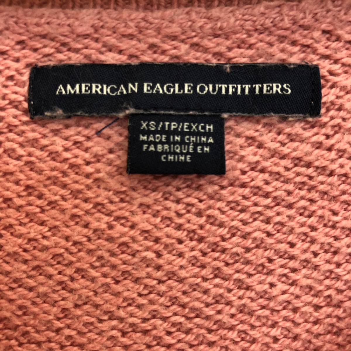 ■American Eagle Outfitters セーター 長袖 ピンク XSサイズ アメリカンイーグル アウトフィッター 