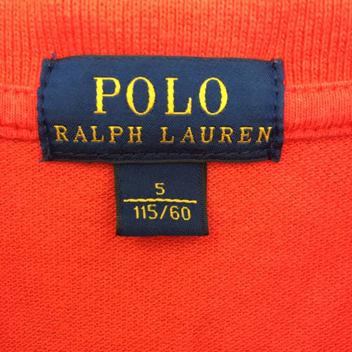 ポロ ラルフローレン コットン 半袖 ポロシャツ 子供 115/60サイズ POLO RALPH LAUREN