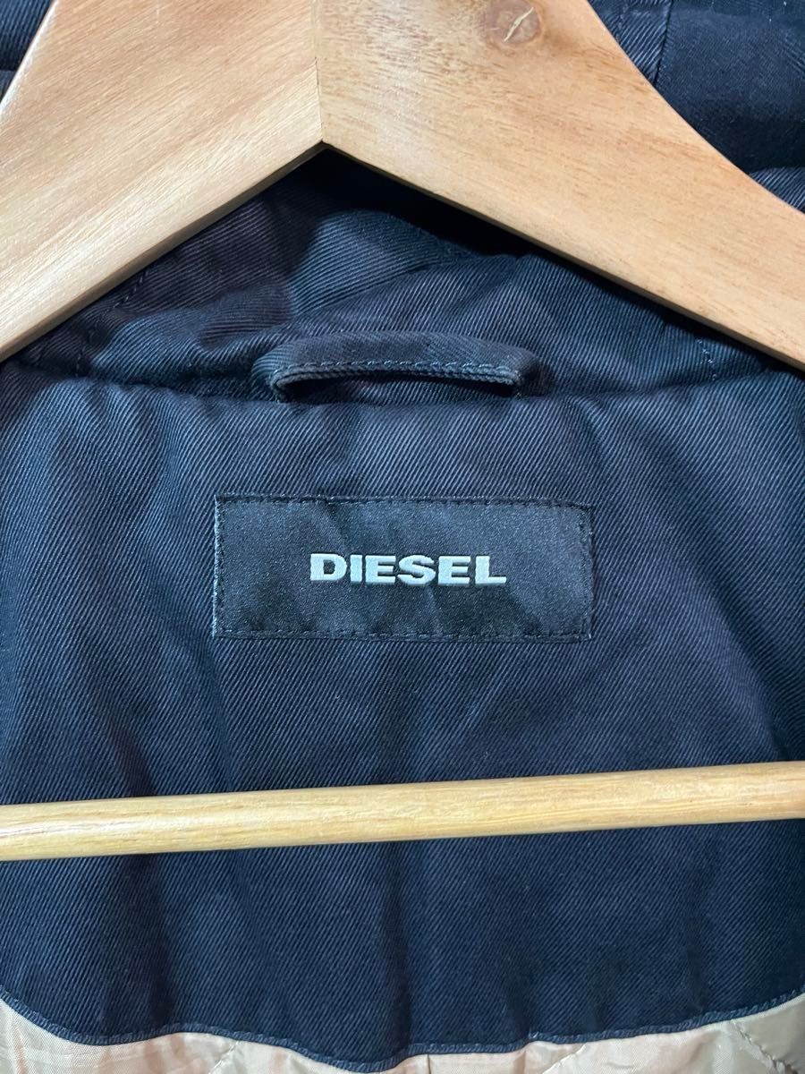 DIESEL ディーゼル ミリタリージャケット　コート　ブルゾン　黒　M