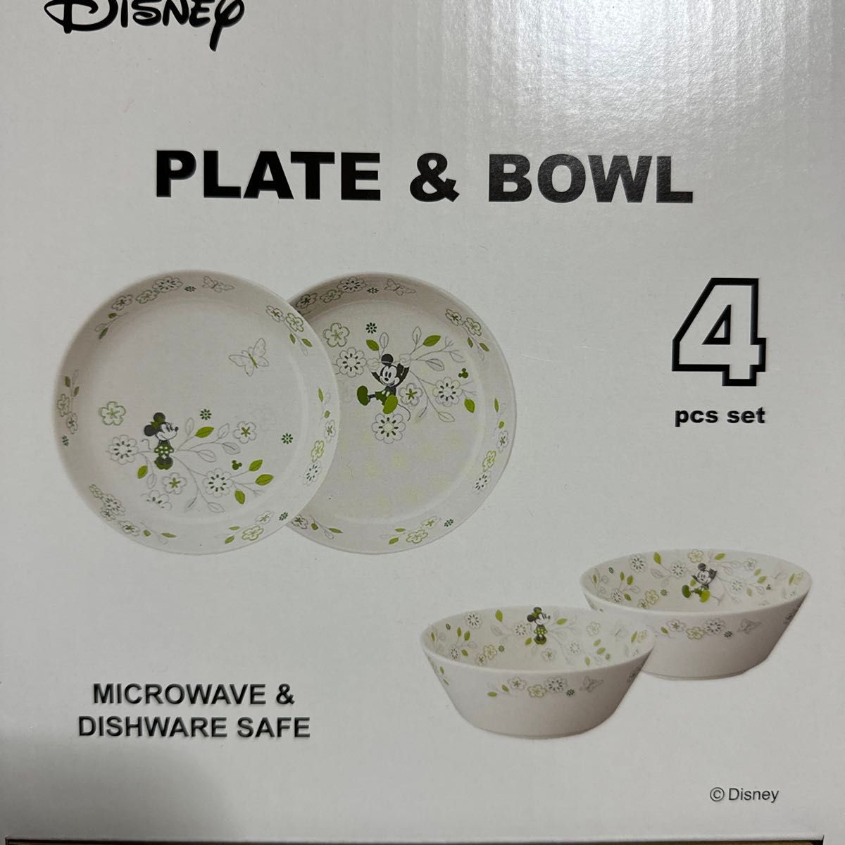ディズニー 食器 8点セット プレート&ボール レッド グリーン ディズニー 食器 8点セット プレート&ボール レッド グリーン