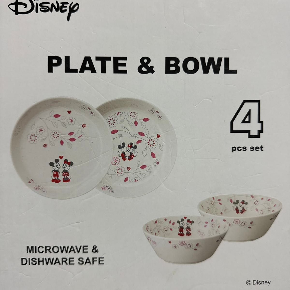 ディズニー 食器 8点セット プレート&ボール レッド グリーン ディズニー 食器 8点セット プレート&ボール レッド グリーン