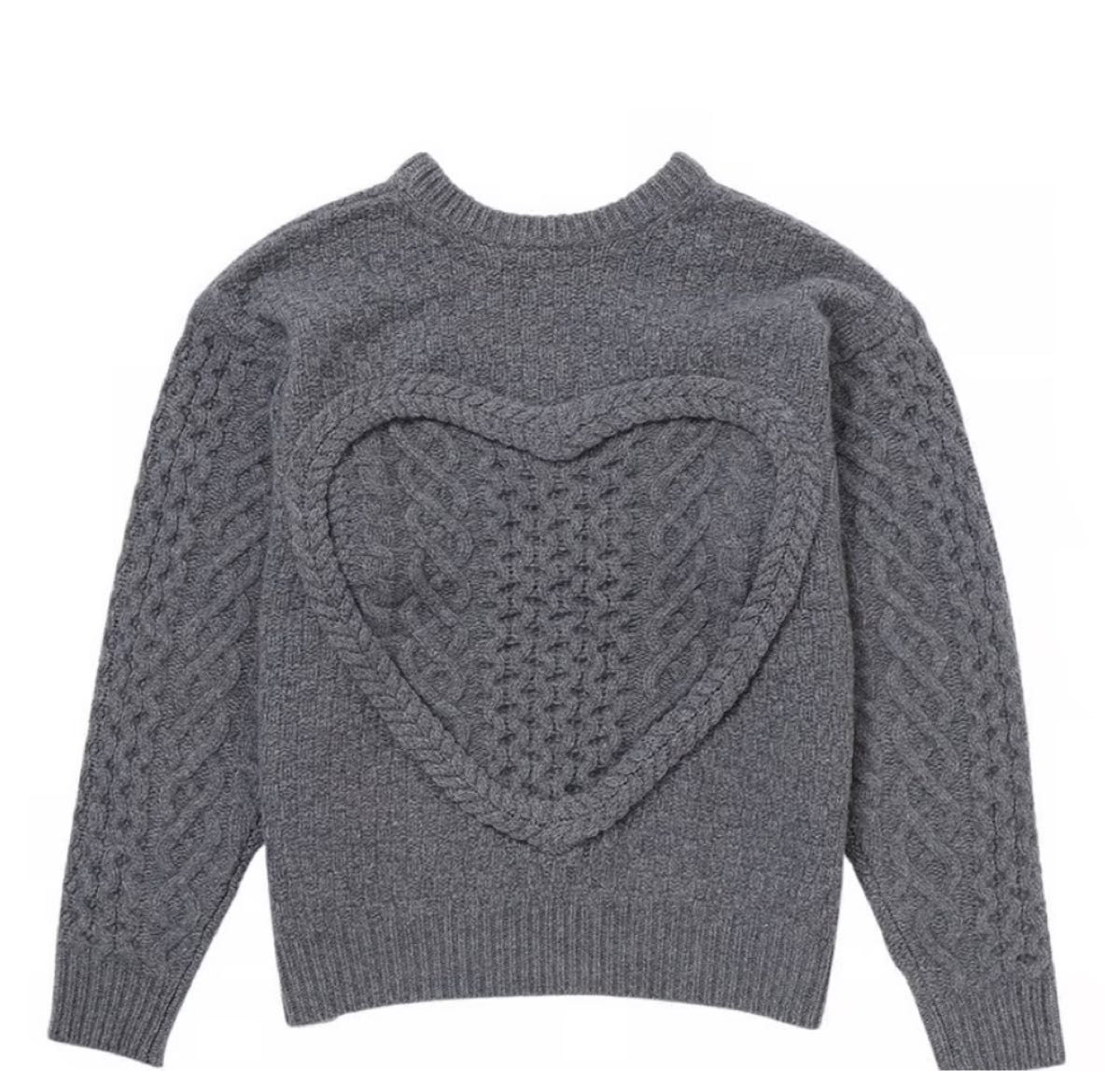 ニット ンニット Nknit ハートニット 新作 cable 2way KNIT ニット ンニット Nknit ハートニット 新作 cable 2way KNIT