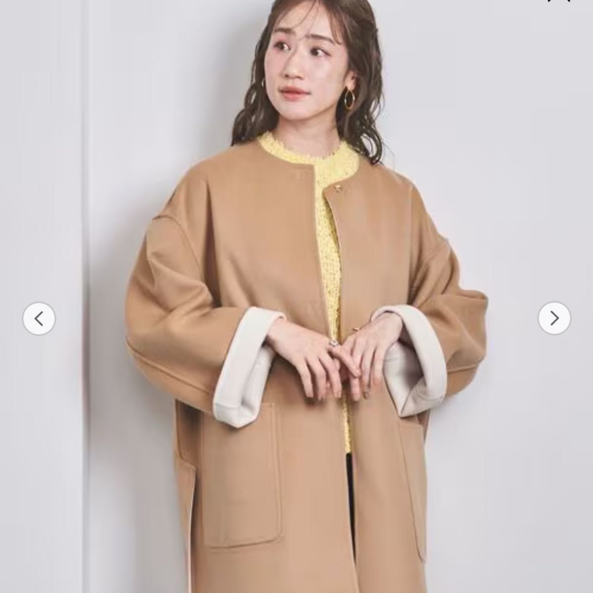 UNITED ARROWS バイカラー リバー ミドルコート|Yahoo!フリマ UNITED ARROWS バイカラー リバー ミドルコート|Yahoo!フリマ